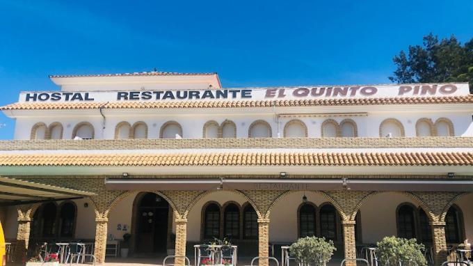Hostal Quinto Pino Chipiona Dış mekan fotoğraf